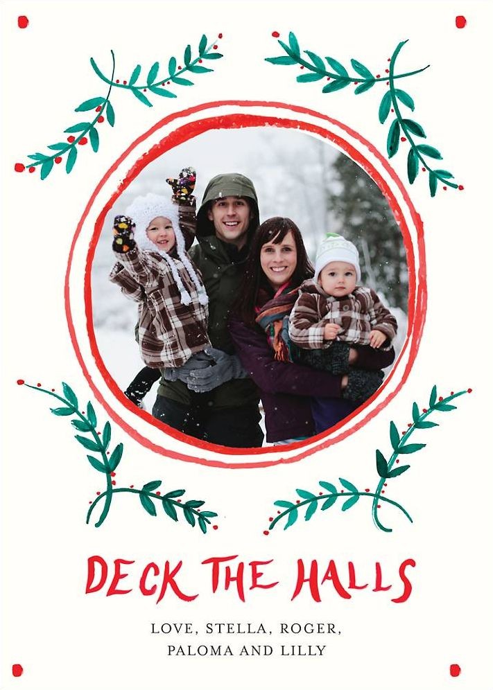Merry Berries Holiday Photo Card