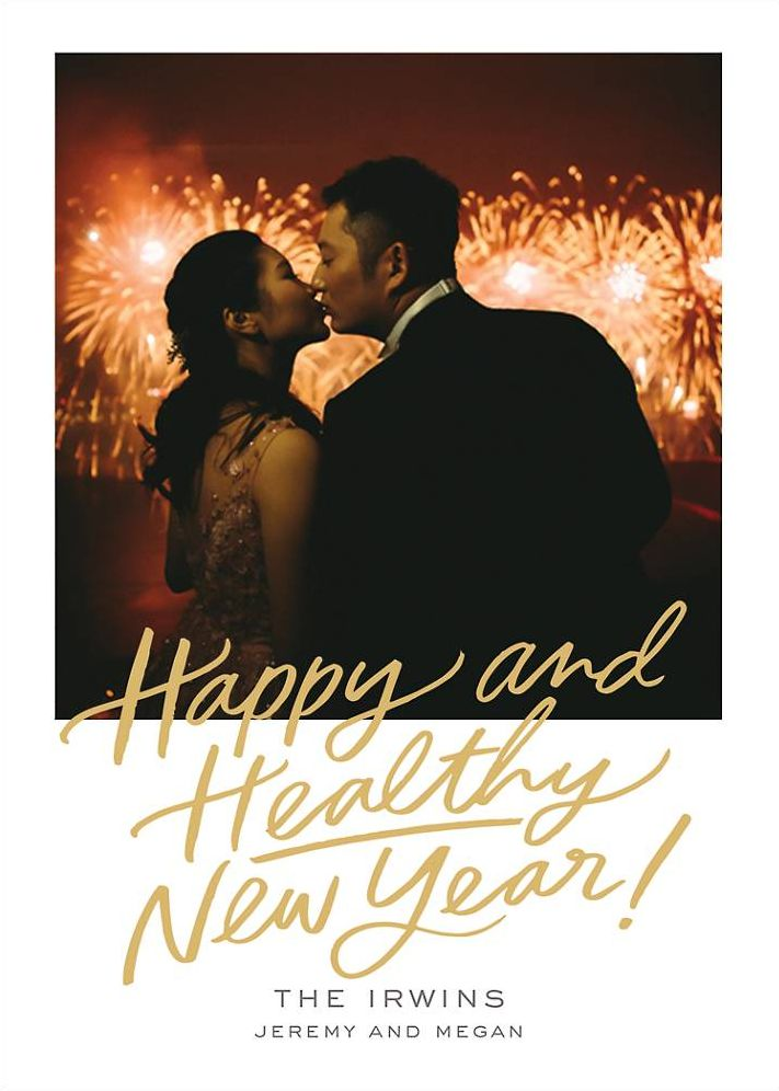 Off Script New Year Photo Card