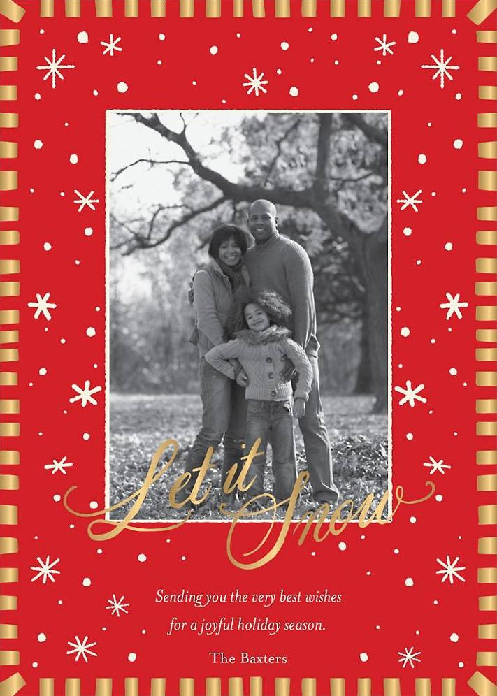 Snow Wonderful Holiday Photo Card