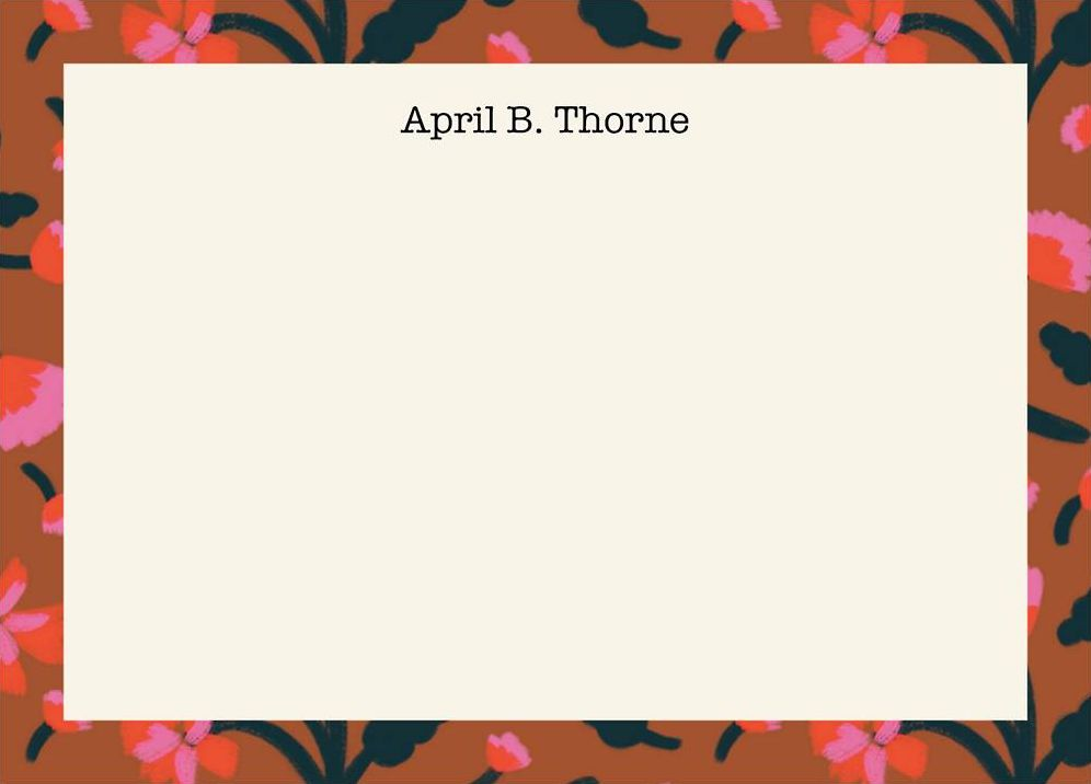 Pattern Party Stationery