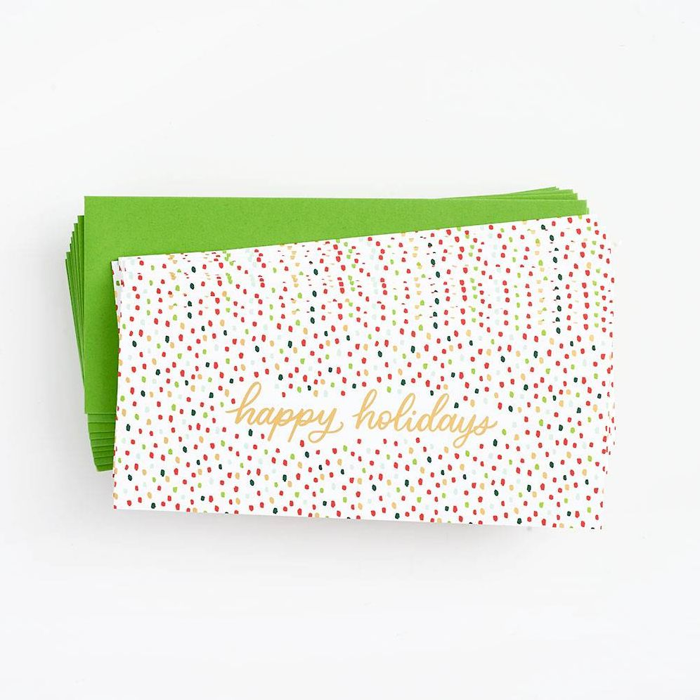 XMAS Colorful Flurry Money Cards