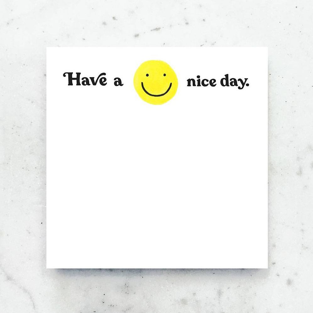 Have A Nice Day Notepad | Paper Source