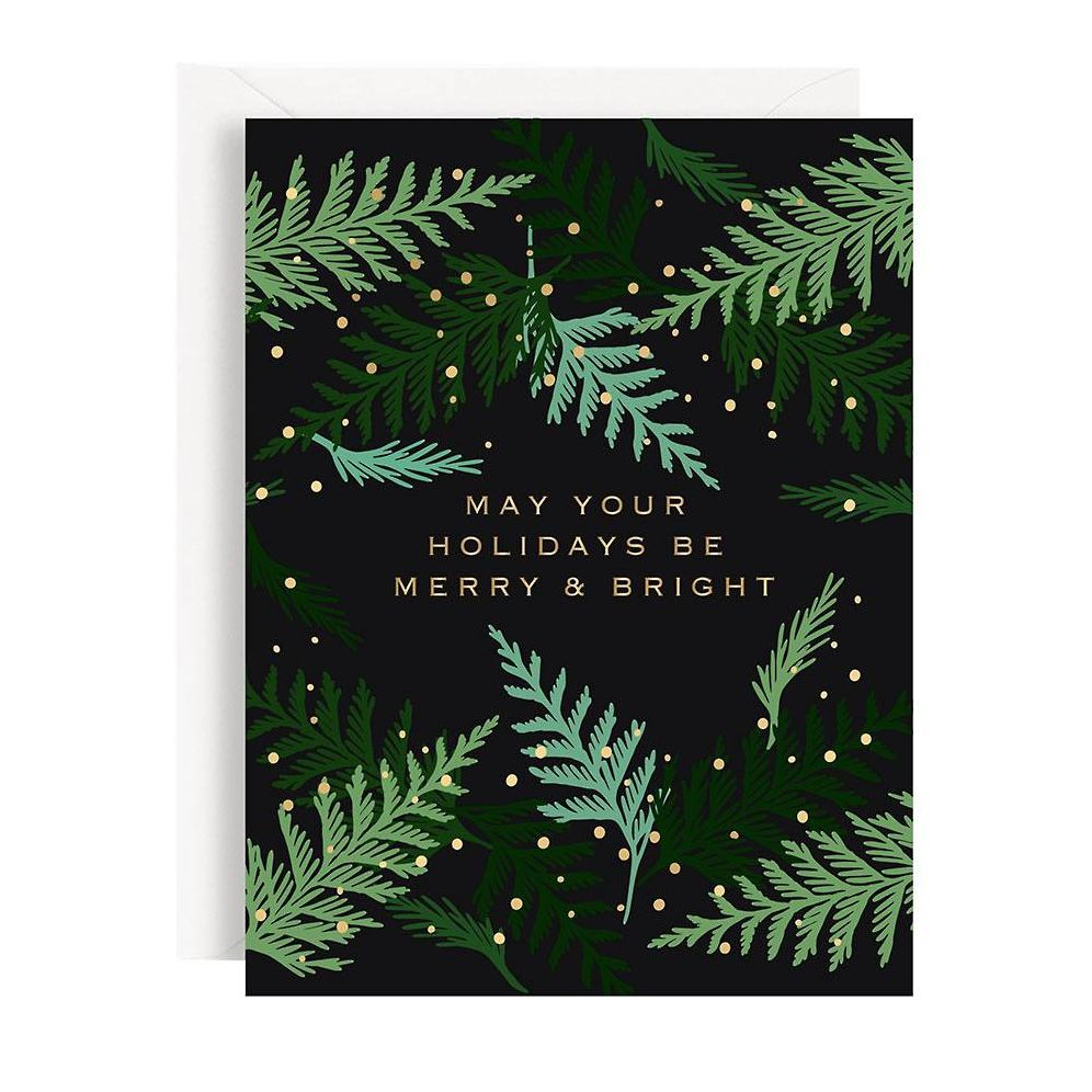 XMAS A2 Cedar Branch Holiday Card Set