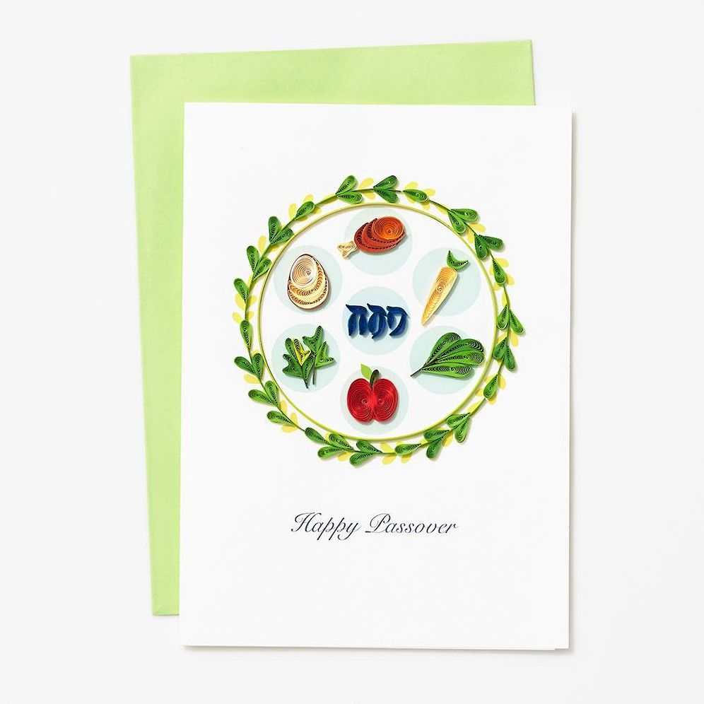 Quilling Happy Passover Card