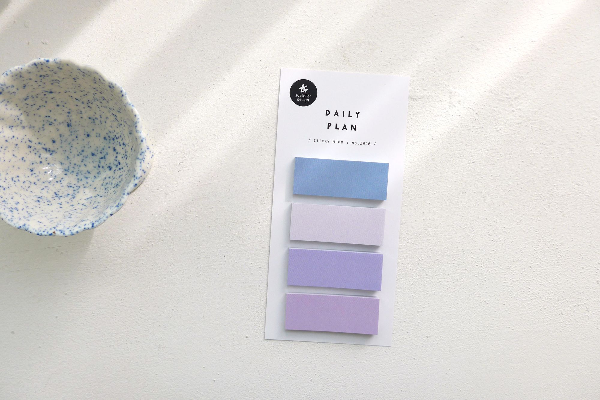 Suatelier Design Gradation Blue Sticky Notes
