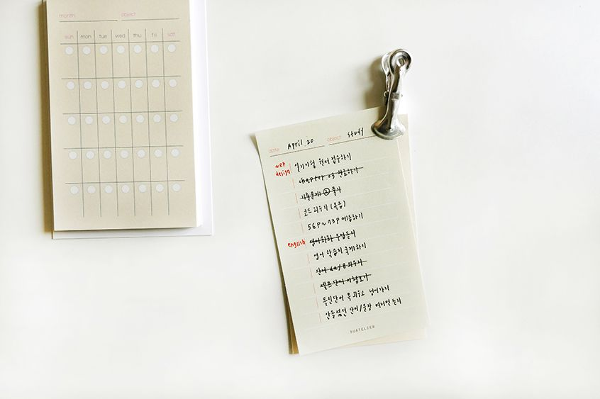 Suatelier Design Green To Do List Sticky Notes