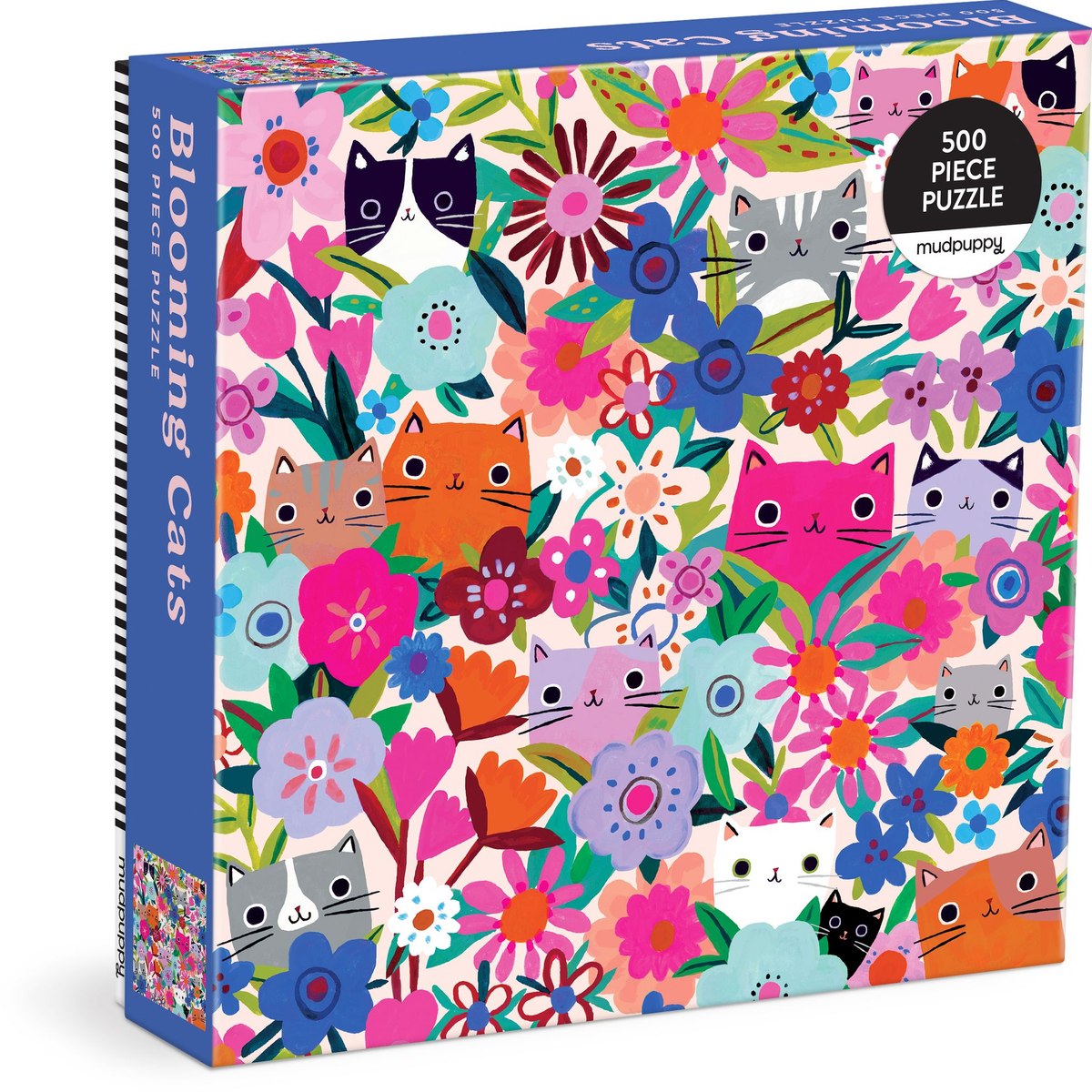 Blooming Cats 500 Piece Family Puzzle | Paper Source