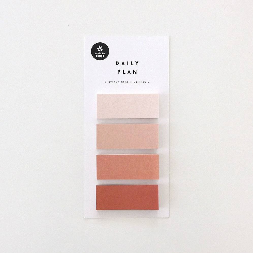 Suatelier Design Gradation Pink Sticky Notes | Paper Source