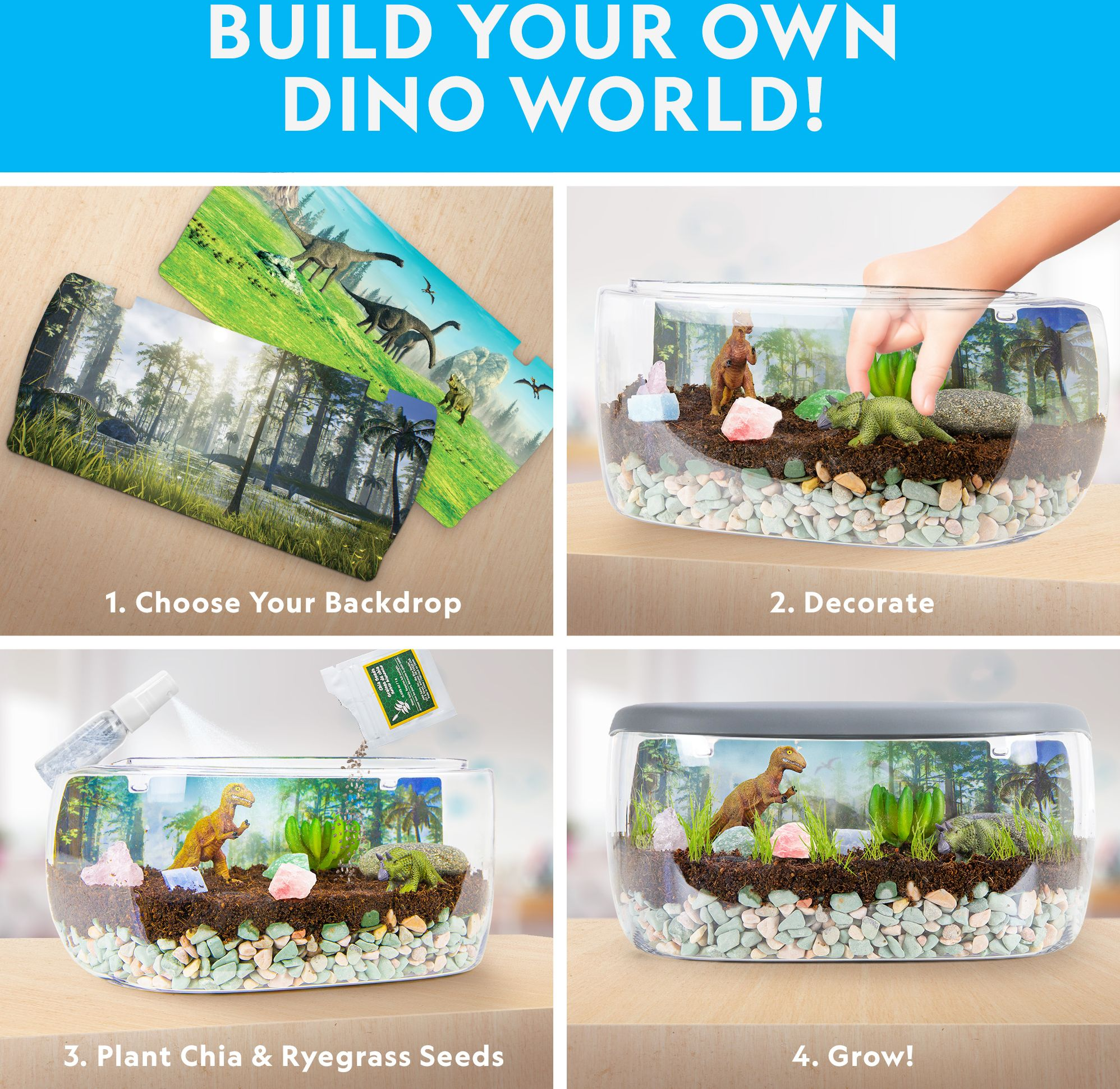 National Geographic Light up Terrarium: Dinosaur Habitat