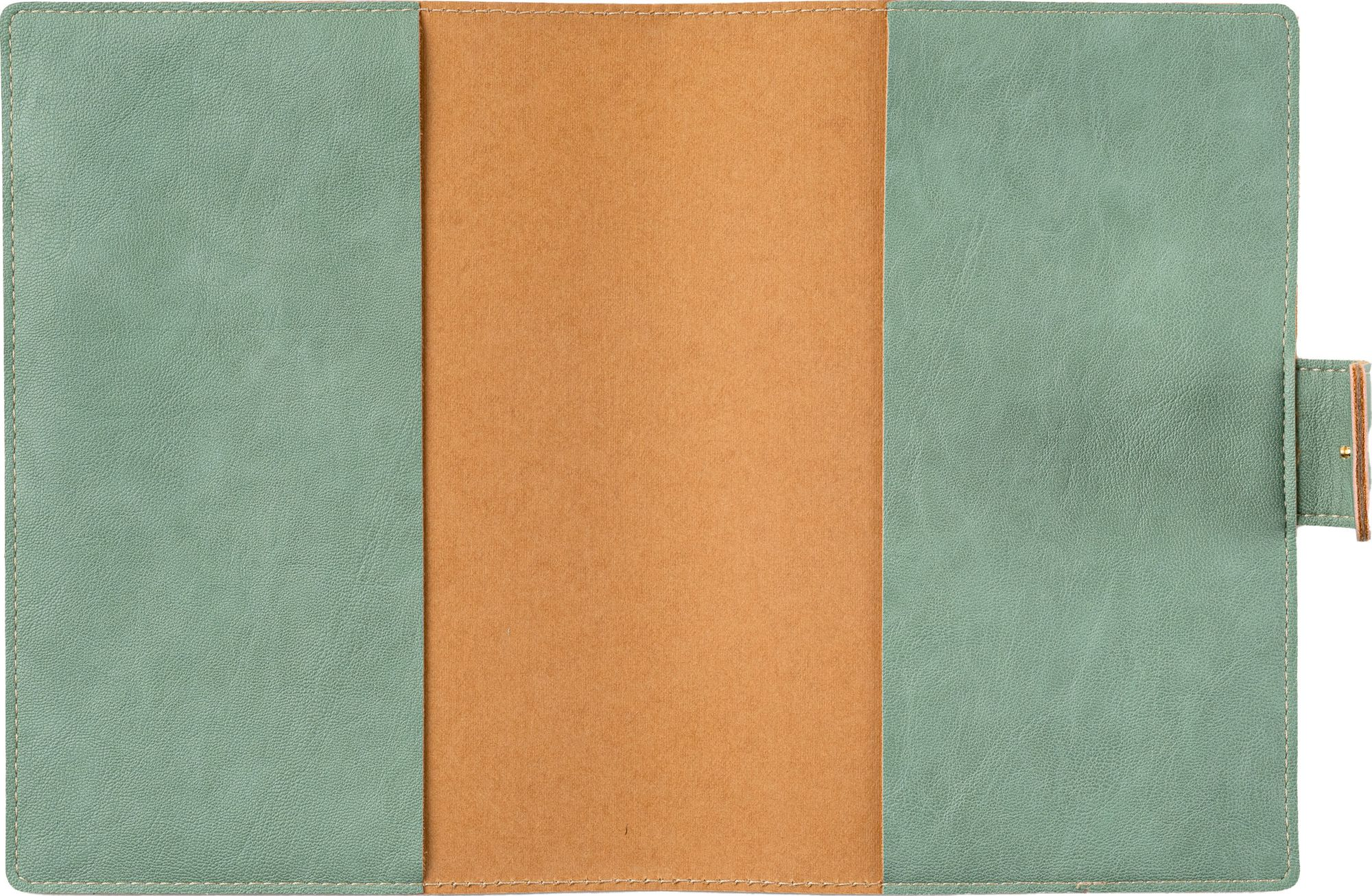 Paper Source Sage Green A5 Leather Journal Cover with Clasp