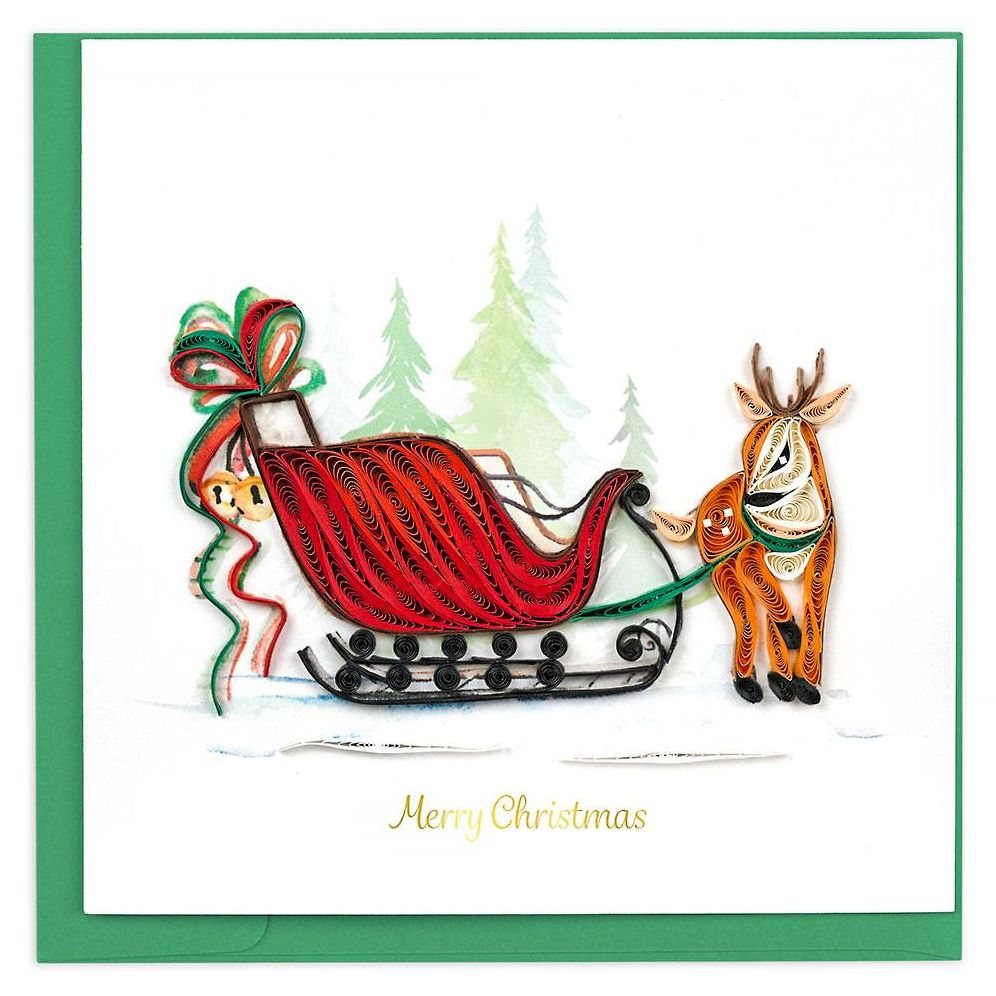 XMAS Quilling Sleigh Ride
