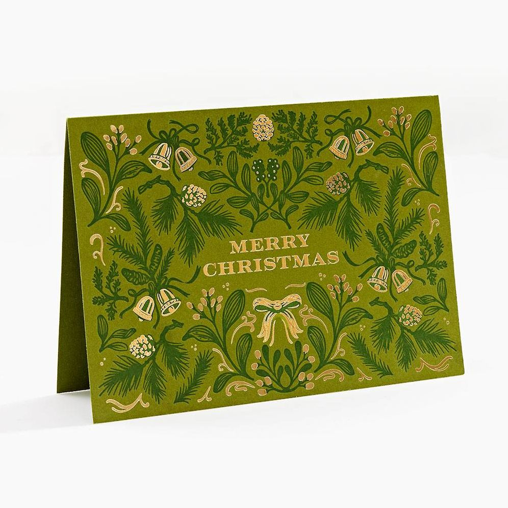 Botanical Bells Christmas Card Set