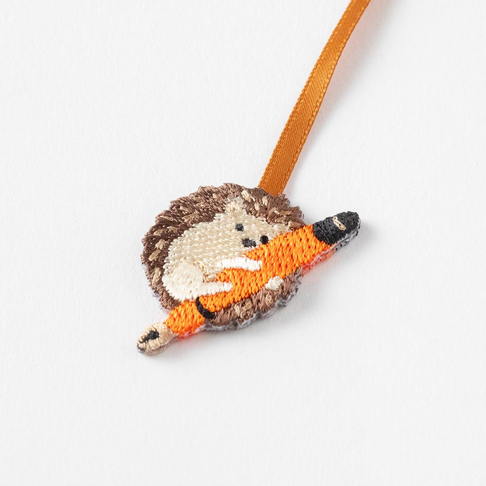 Midori Embroidery Bookmark Clip Squirrel