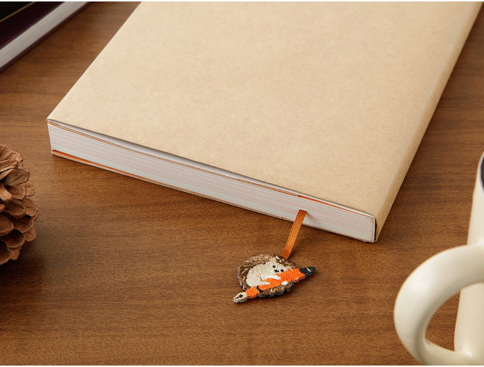 Midori Embroidery Bookmark Clip Squirrel
