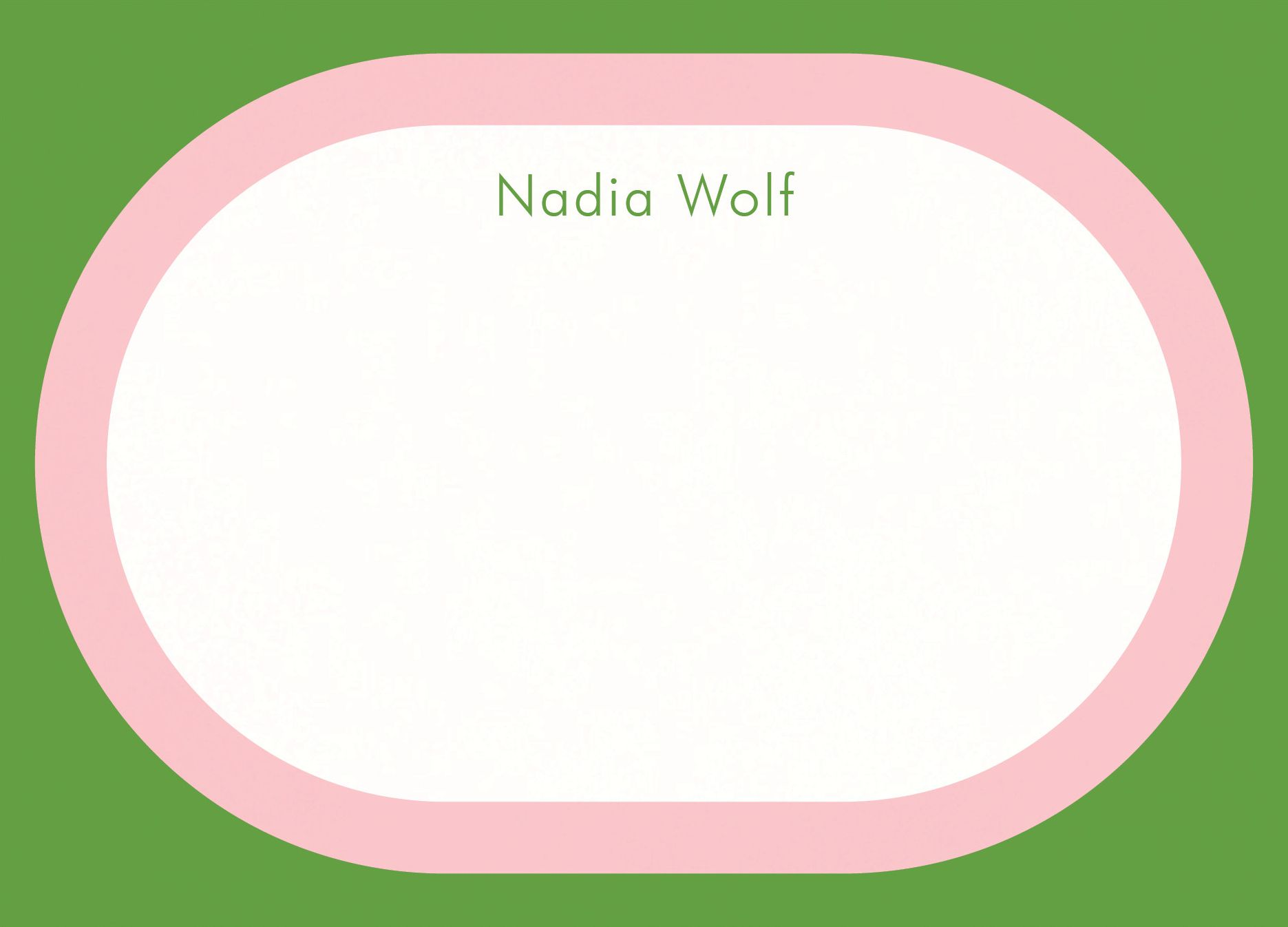 Overlapping Ovals Stationery