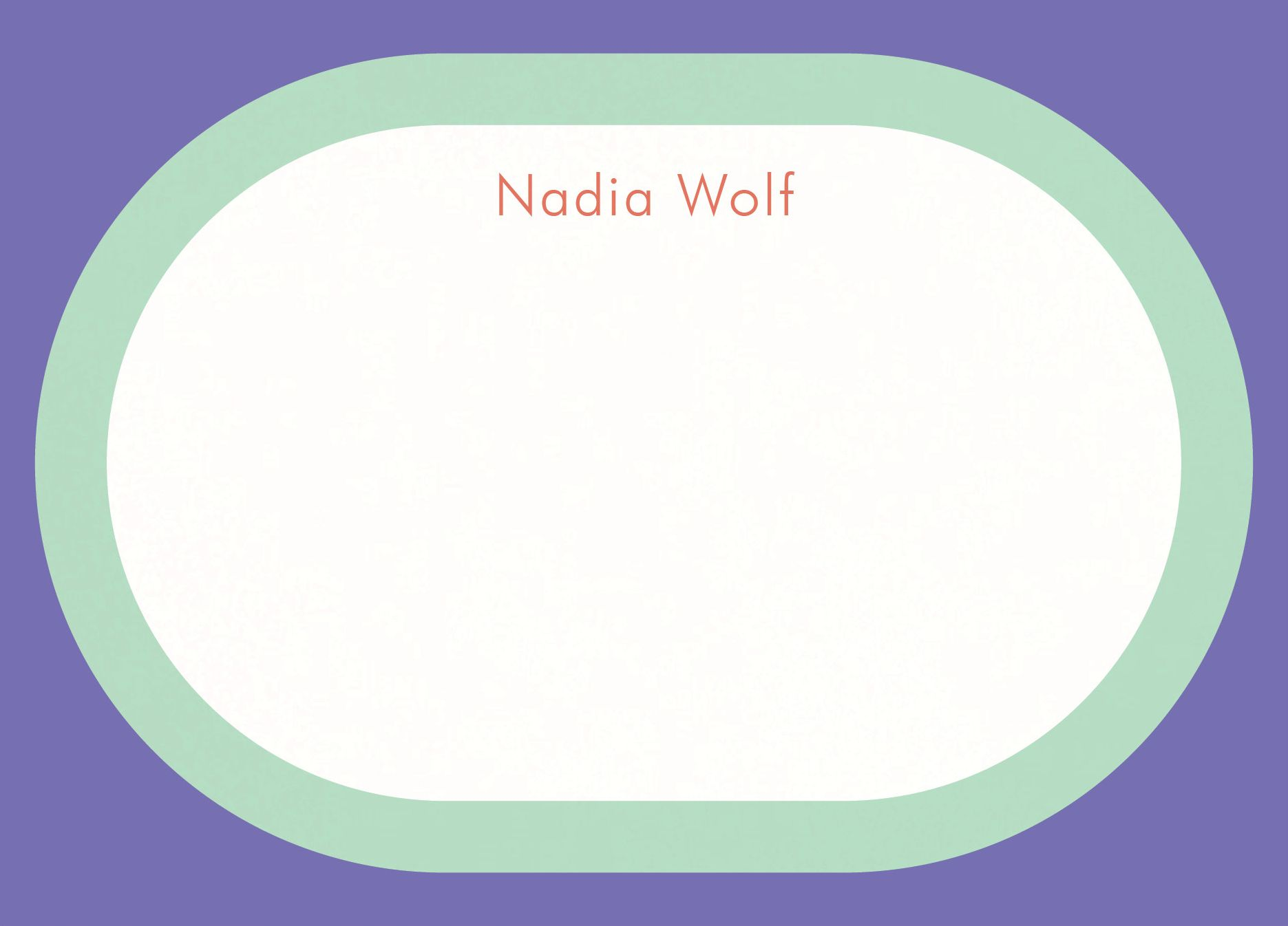 Overlapping Ovals Stationery