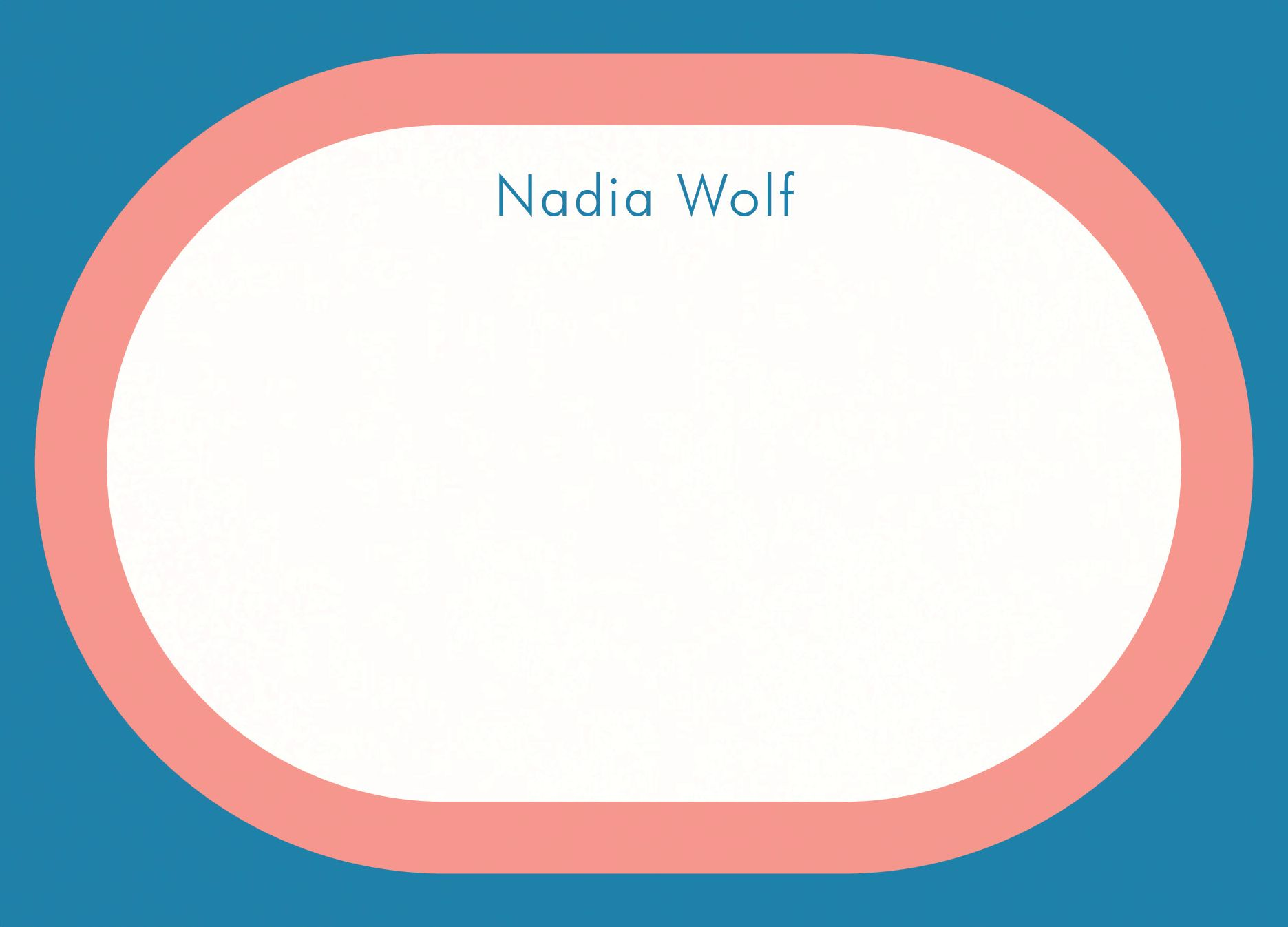 Overlapping Ovals Stationery