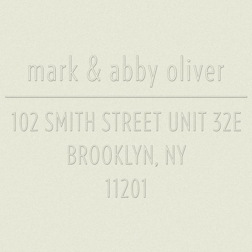 Lowercase with Ampersand Custom Embosser Plate with Embossing Tool