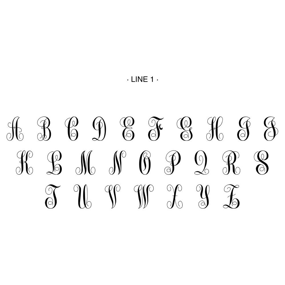Monogram Embosser - Keepsake - Text Weight Bottom