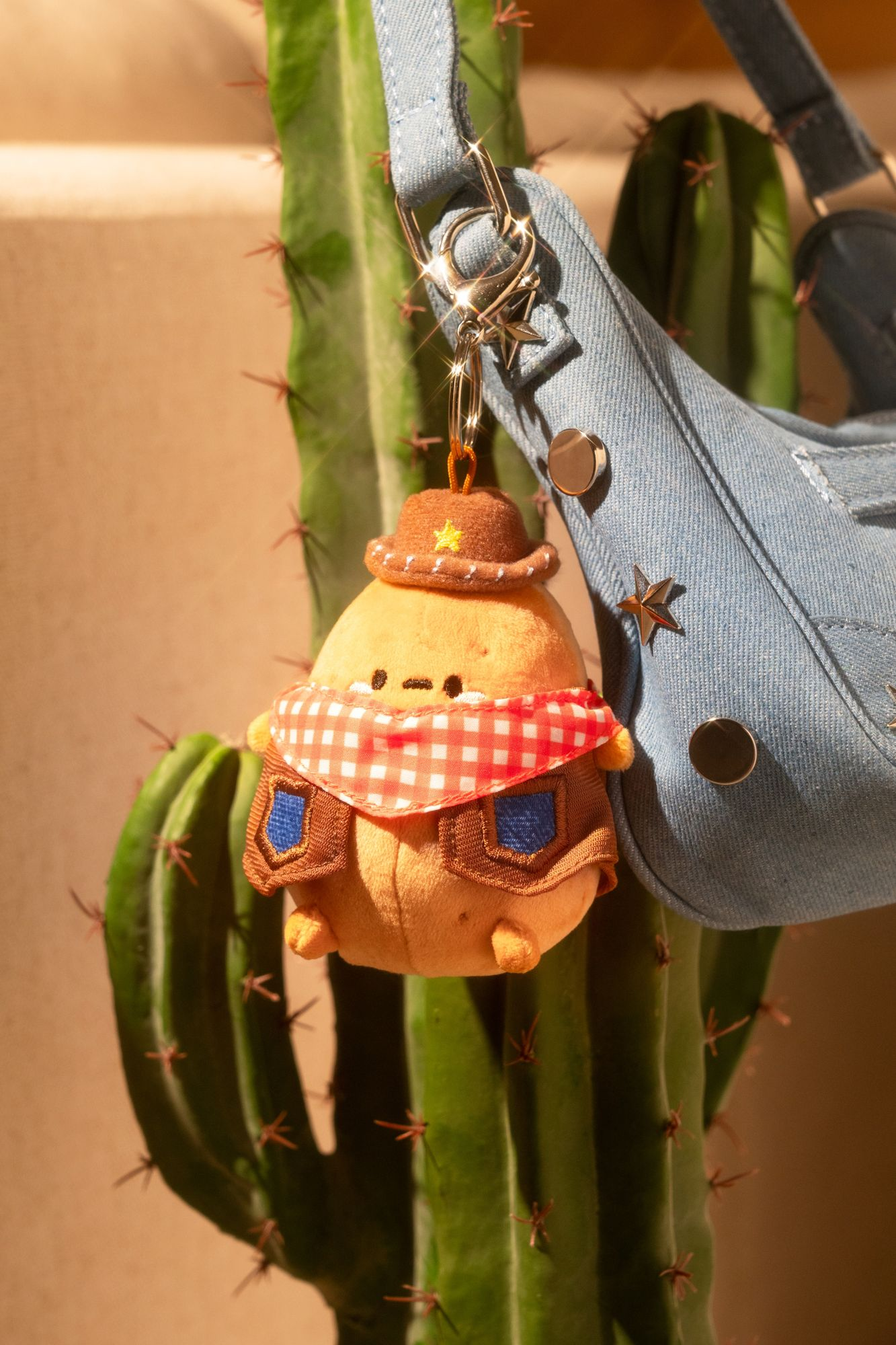Cowboy Tayto 4" Plush Keychain