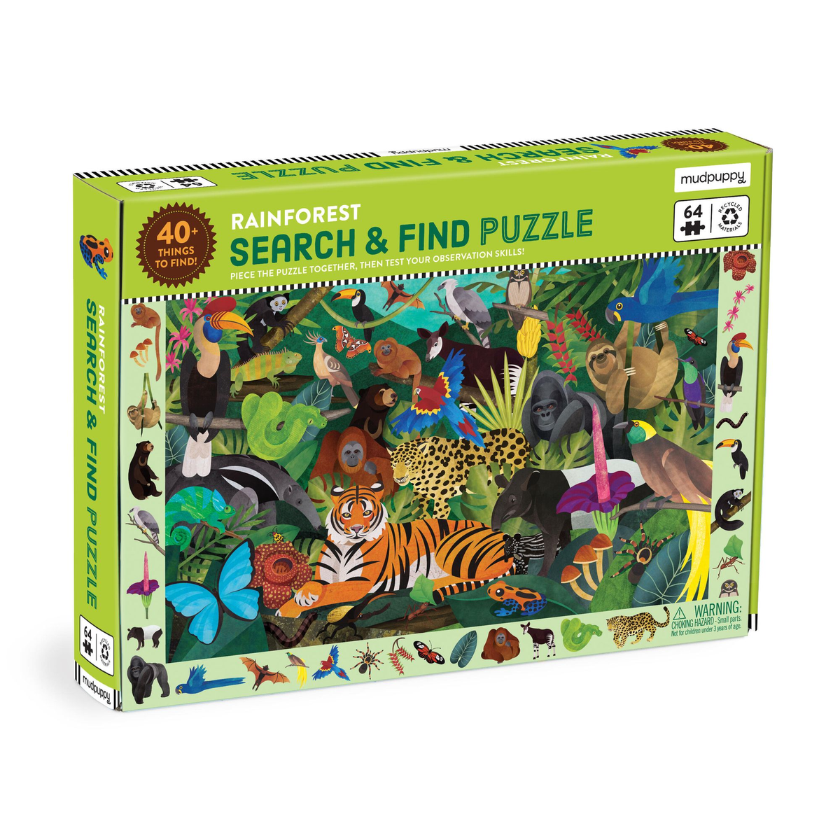 Rainforest Search & Find Puzzle | Paper Source Rainforest Search & Find Puzzle | Paper Source