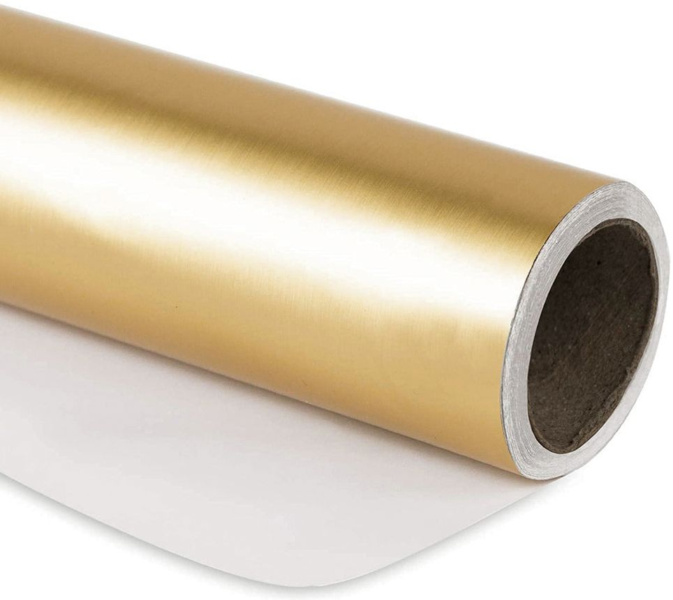 Gold Matte Wrapping Paper