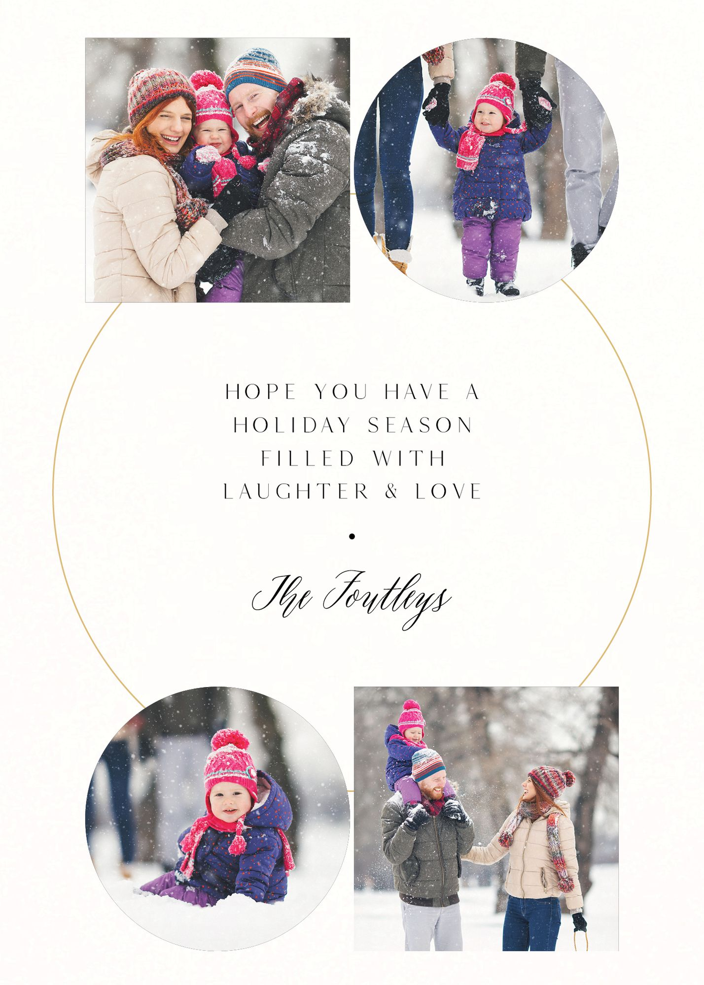 Poles Holiday Multi Photo Card