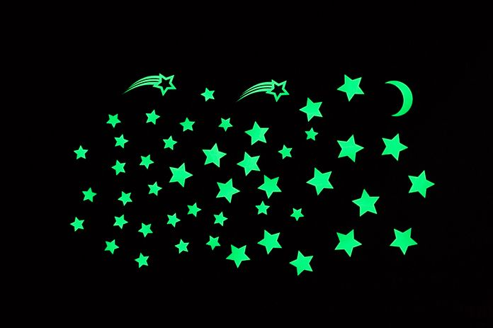 GLOPLAY Glow-in-the-dark stickers Starry Night