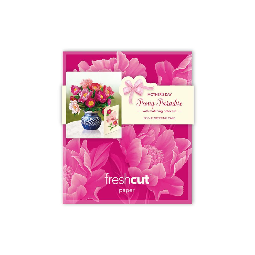Peony Pop Up Mother's Day Card