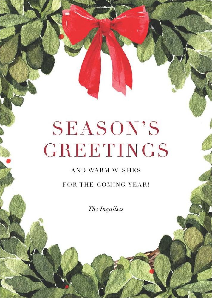Berry Treasure Holiday Card