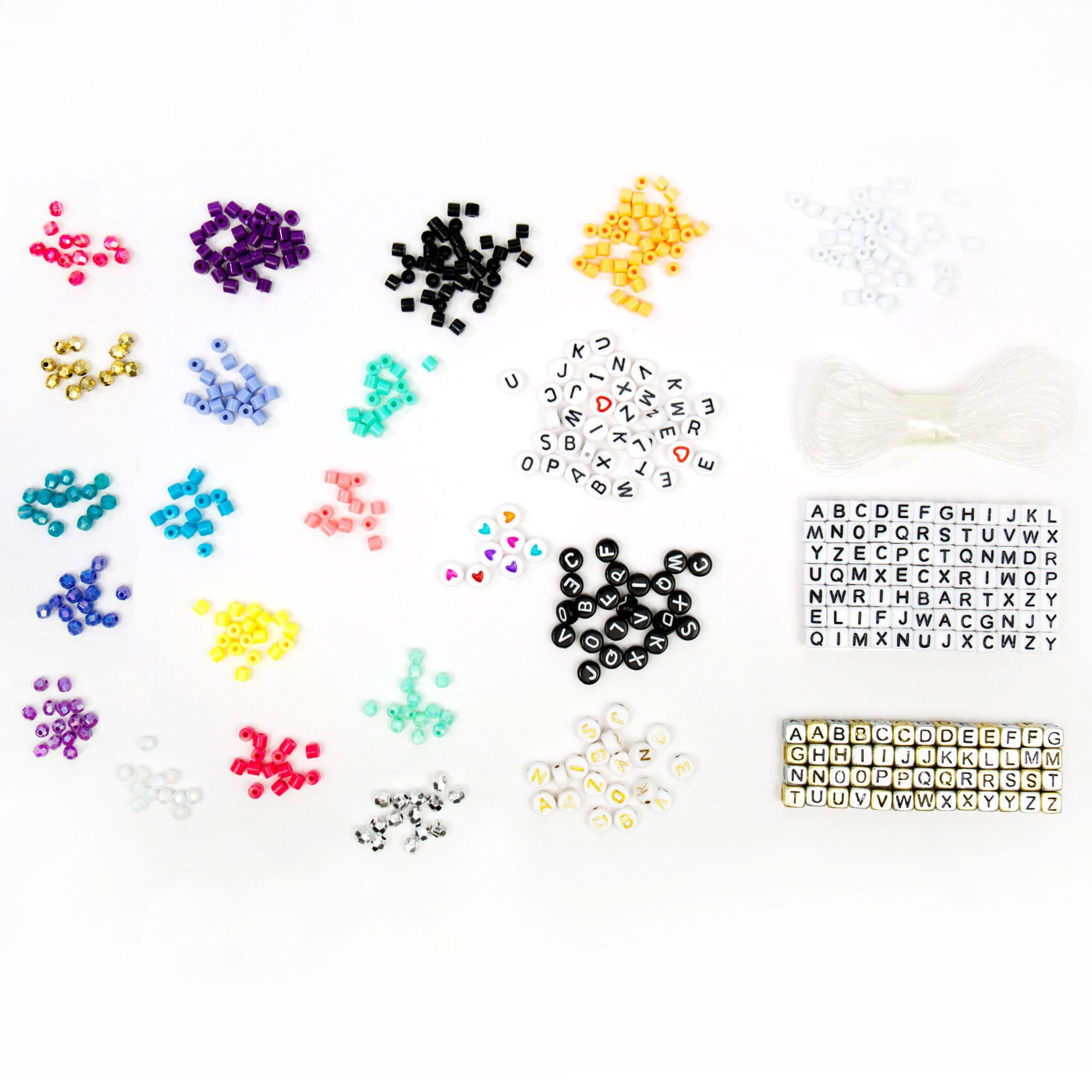 DIY Alphabet Jewelry Set