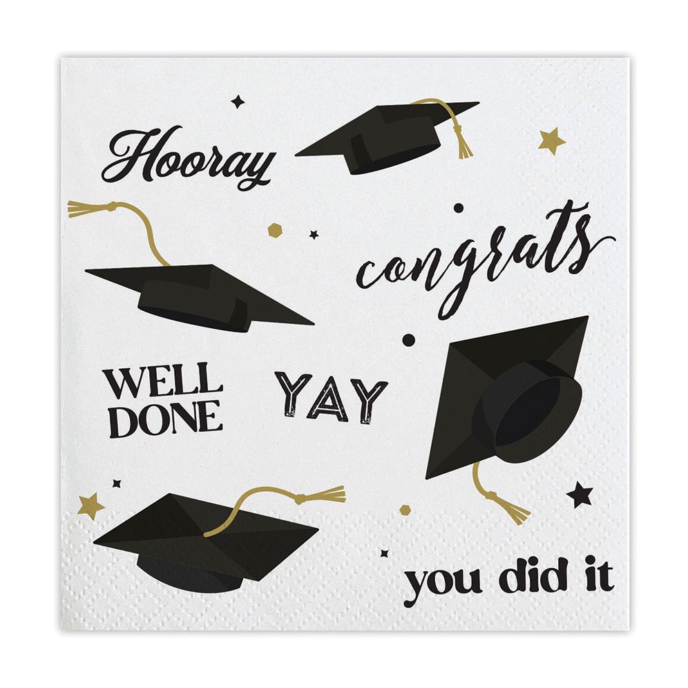 Grad Party Beverage Napkins