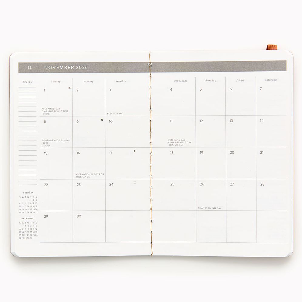 2025-2026 Paper Source Creative Borders Monthly Pocket Planner