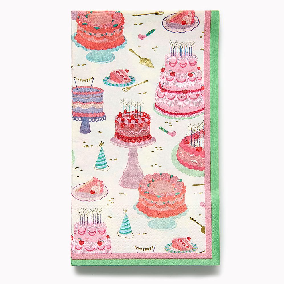 Vintage Cake Guest Napkins
