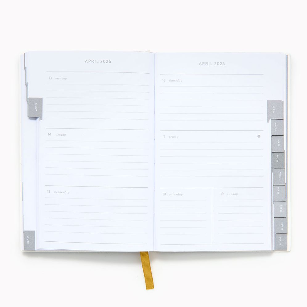2025-2026 Paper Source Dark Academia Weekly Pocket Planner