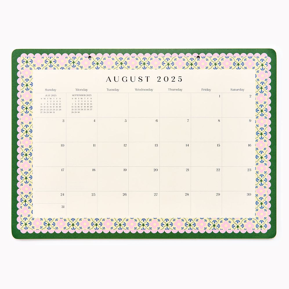 2025-2026 Paper Source Creative Borders Desk Blotter