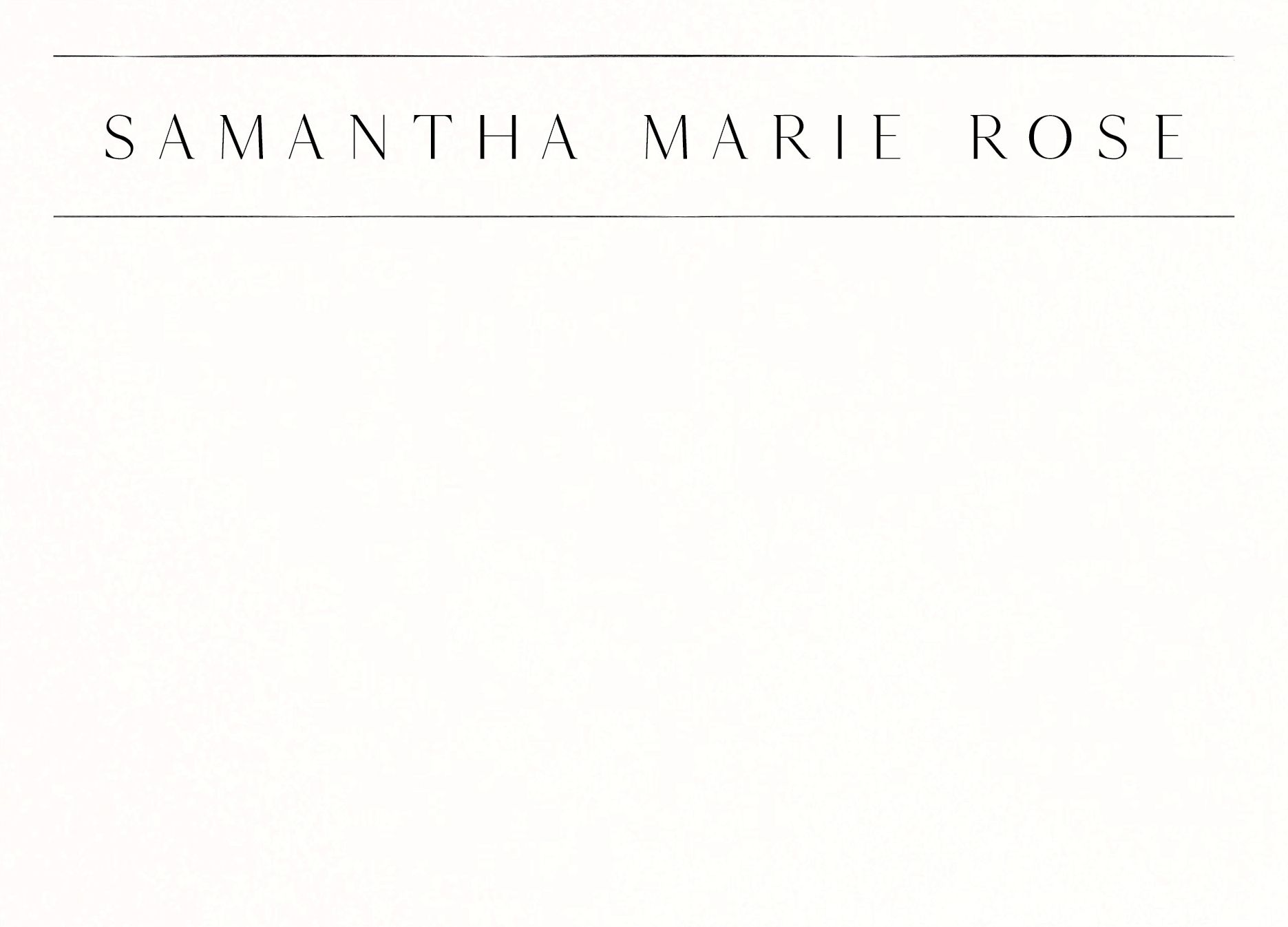 Simple Stroke Stationery