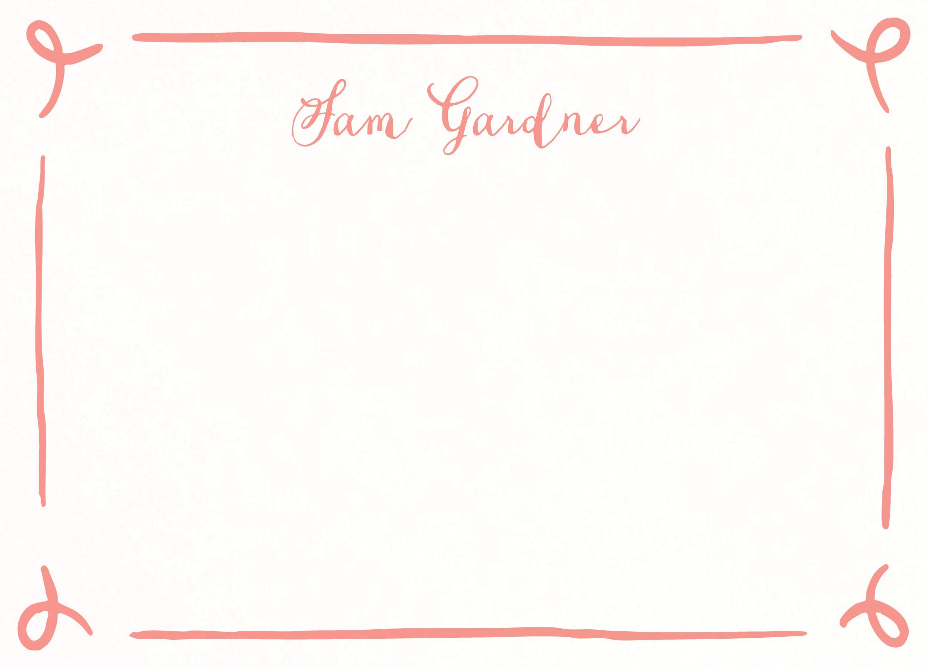 Whimsical Loops Stationery