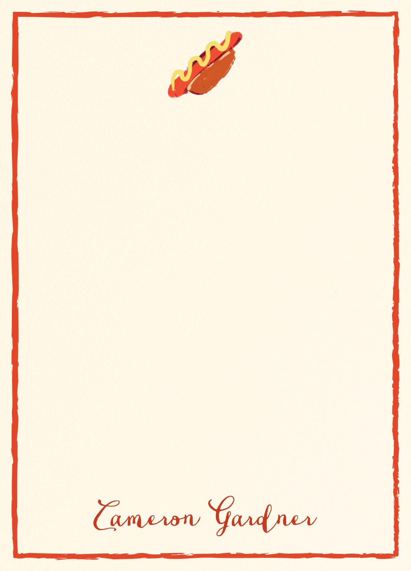Picnic Stationery