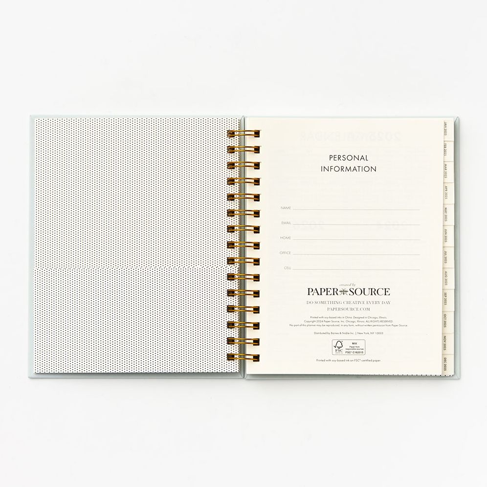 12-Month Deco Floral Custom Planner