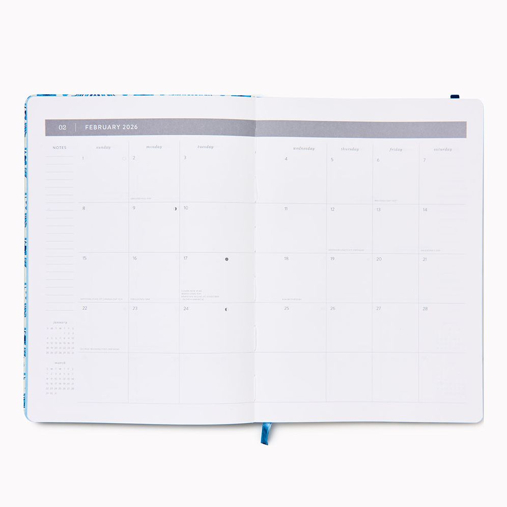 2026 Paper Source 12M Classic Monthly Desk Planner