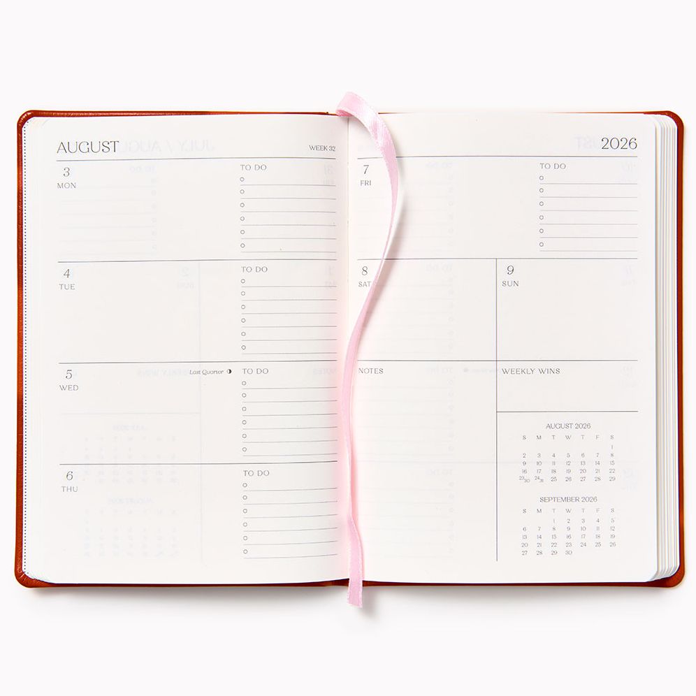 2026 Paper Source Weekly Pocket Planner Rust