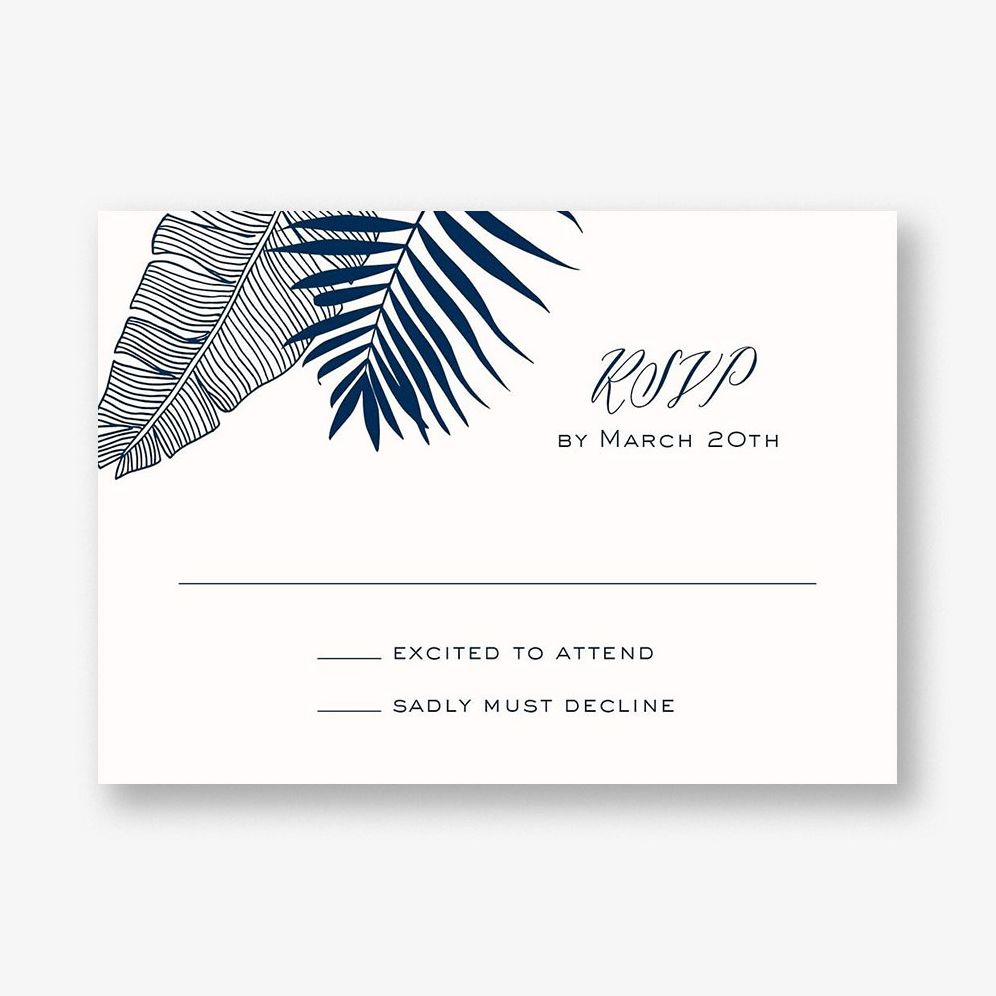 Palms Response Card