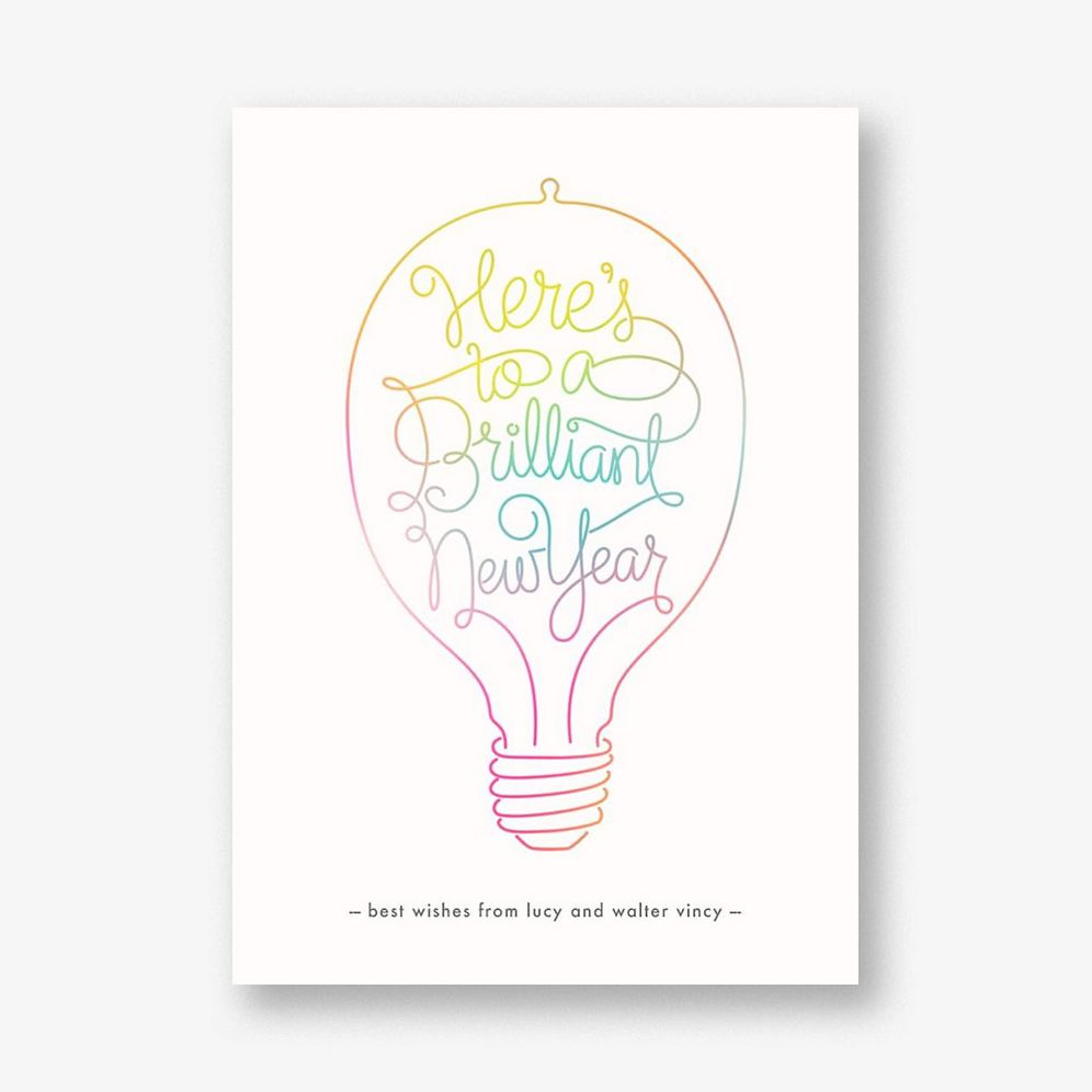 Brilliant New Year Card