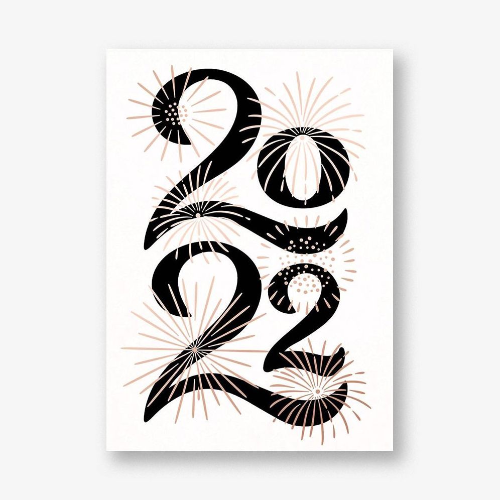 Sparkling New Year Greeting Card