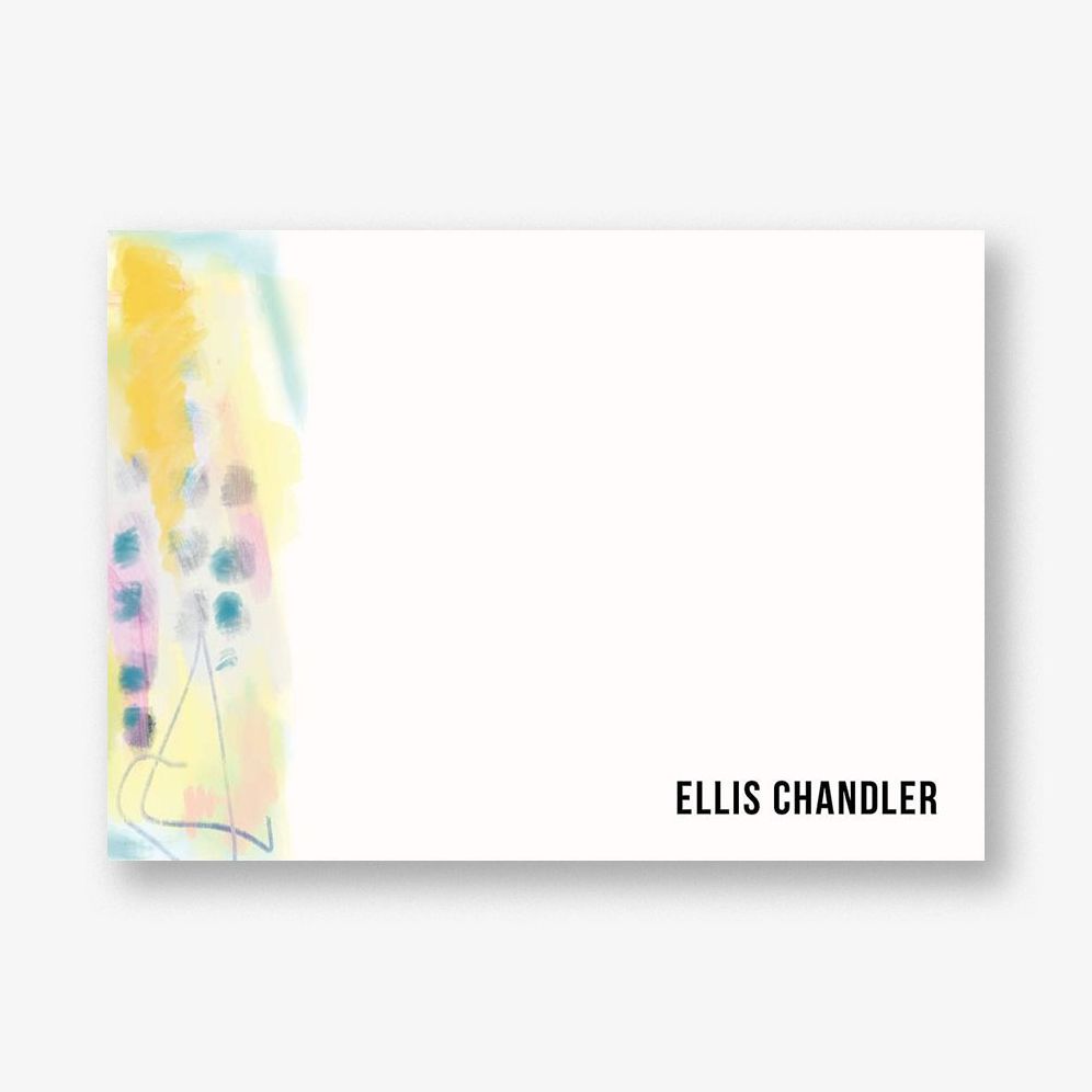 Abstract Warm Stationery