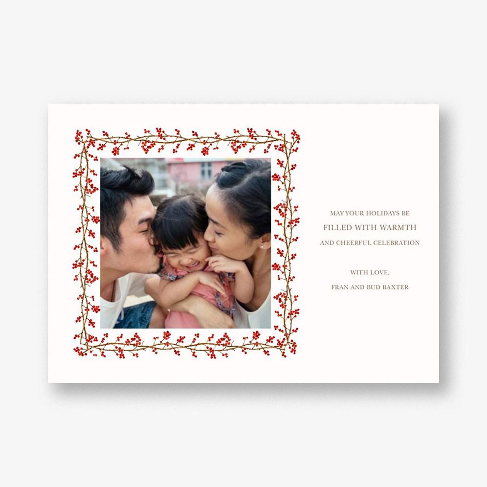 Cranberry Bower Photo Card