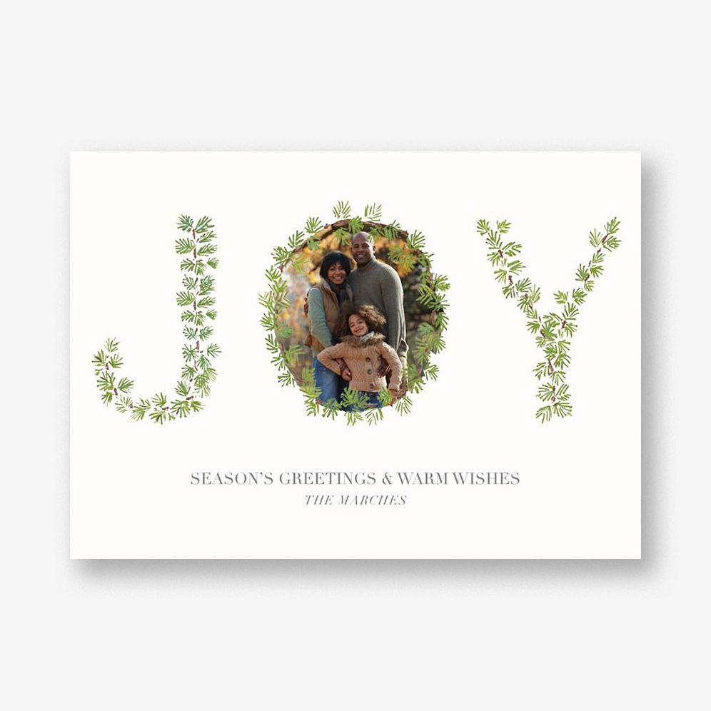 Joyous Trimmings Photo Card