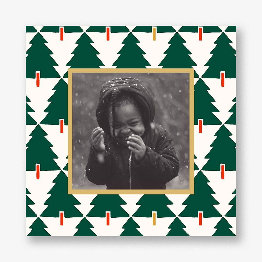 Tree Tessellation Photo Card | Paper Source
