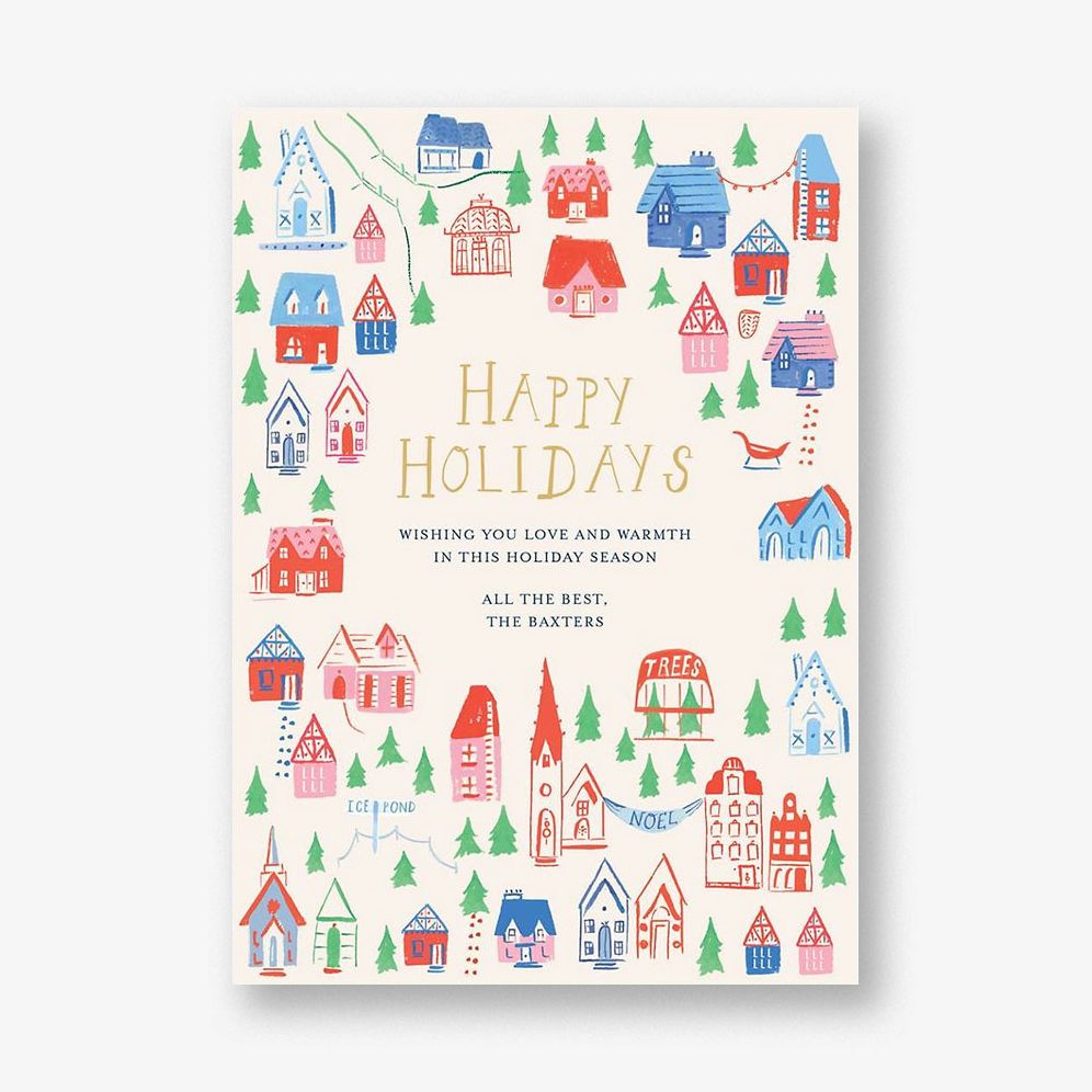 Holiday Hillside Card